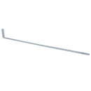 Vertical Light Duty Restraint Strap 1000mm Length 100mm Bend Galvanised