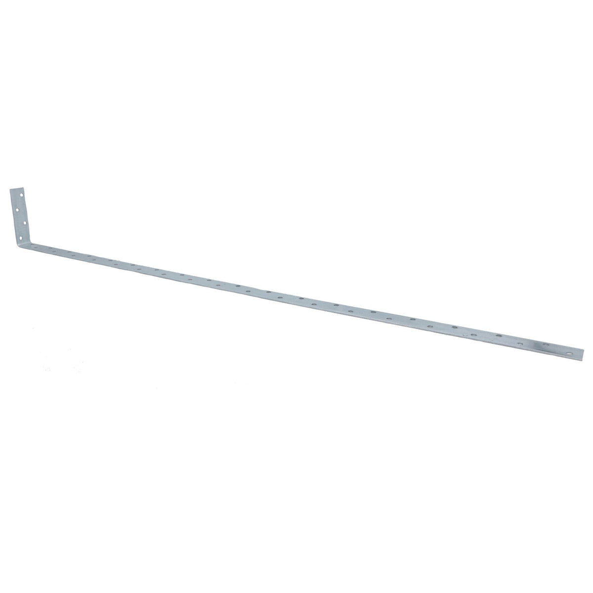 Vertical Light Duty Restraint Strap 1000mm Length 100mm Bend Galvanised