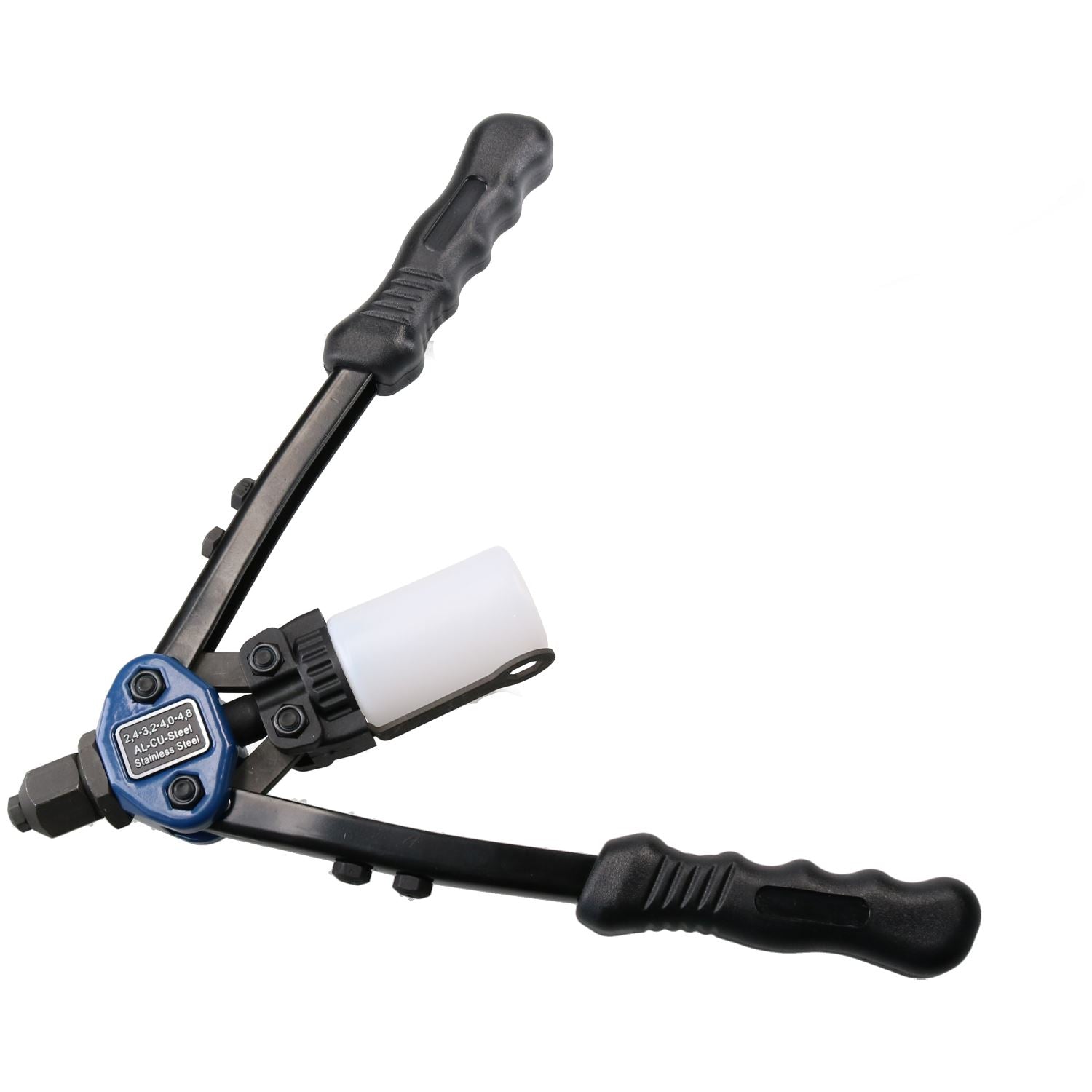 Heavy Duty Hand Riveter Pop Pot Rivet Tool 2.4 - 4.8mm + 320 Aluminium ...