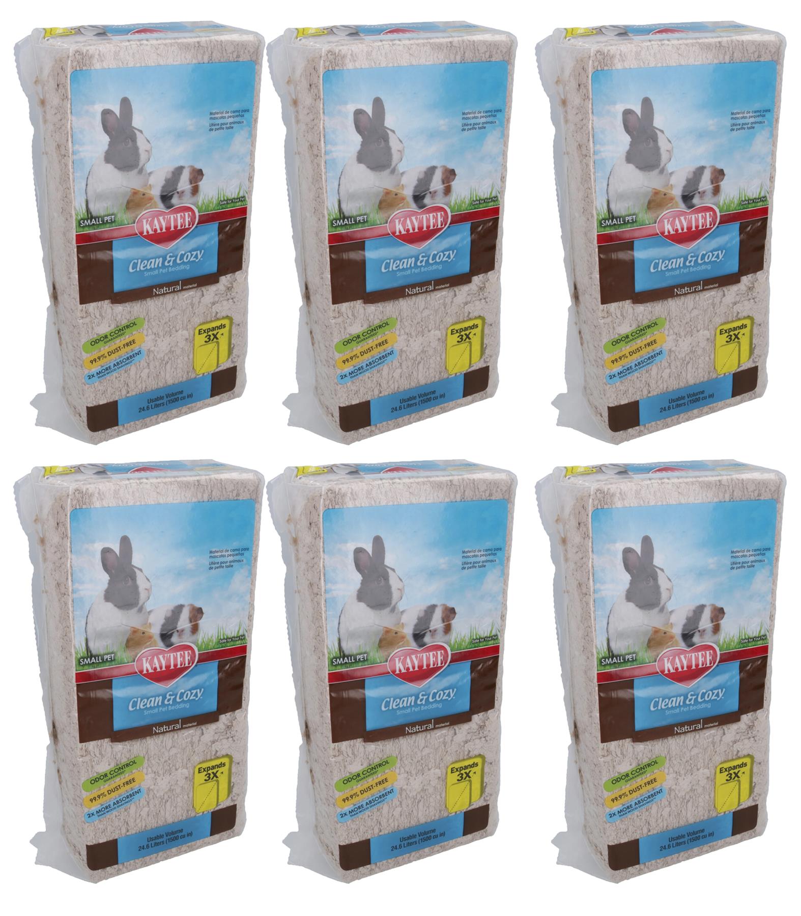 24.6L Clean & Cozy Small Animals Bedding 99% Dust Free Odor Control