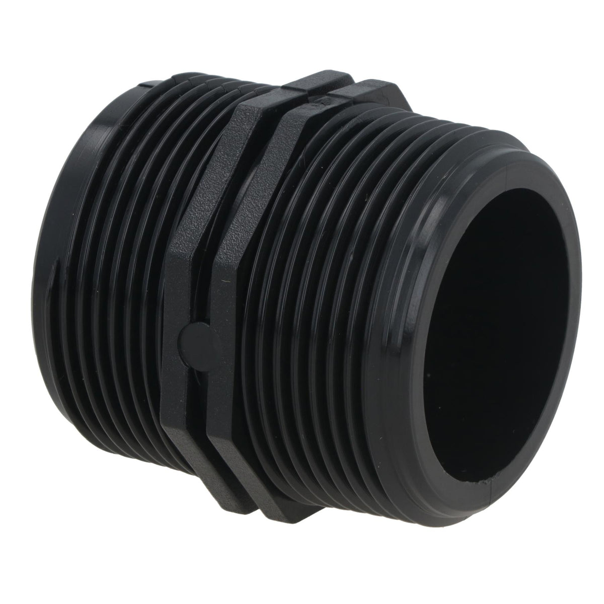 Polypropylene PP Male Nipple Thread Pipe Fitting Sockets 1-1/2in – 1-1/2in BSP