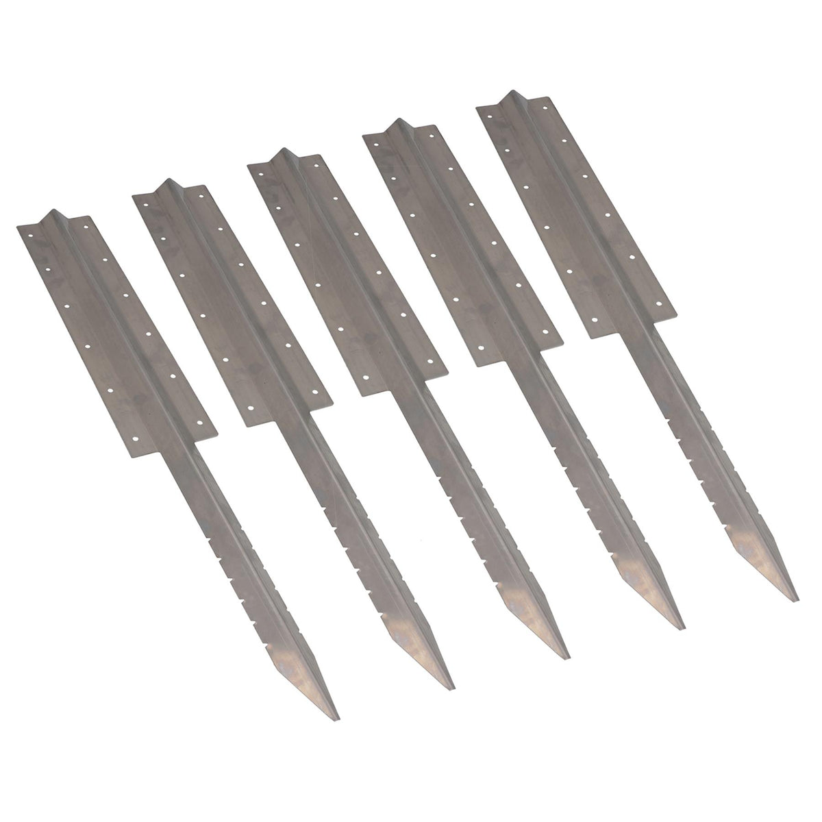 Garden Triple Sleeper Straight Support Spike Stake Stainless Steel 930mm
