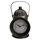 Railway Lamp Clock Industrial Style Mantel Engine Retro Home Decor Gift Metal