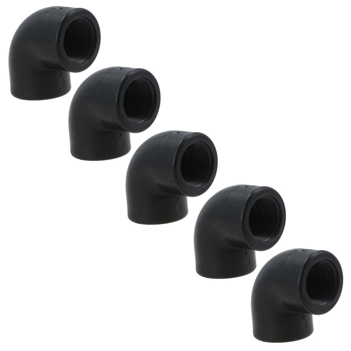Polypropylene PP 3/4in BSP Female x Female Threaded 90° Elbow Connector