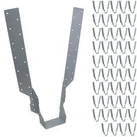 Long Leg Joist Hanger Or I-Beam Fastener Fixing Support Galv 91mm Wide