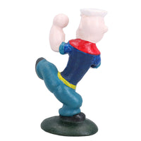 Figurine de mascotte Kung Fu Popeye Sailor Man Statue en fonte Décoration en métal