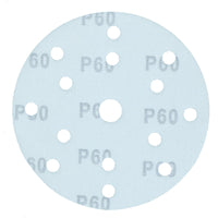 150mm Self Adhesive Hook + Loop Ceramic Abrasive Sanding Discs 60 Grit