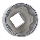 Douille hexagonale simple peu profonde à 6 pans, entraînement 1/2" 27 mm, métrique, Super Lock, Bergen