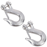 6mm – 12mm Clevis Sling Slip Hook with Safety Catch Stainless Steel Lifting Chain