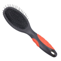 Brosse double face avec poignée ergonomique pour toilettage des chiens et des chats (petite taille)