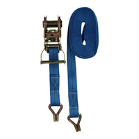 8 Metre x 25mm Heavy Duty ratchet Strap Tie Down Lashing Straps 0.4 Ton Rating