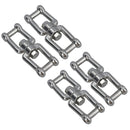 Swivel Shackle Anchor Chain 10mm Jaw Hexagonal Socket 316 Stainless Steel