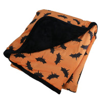 Luxury Halloween Spooktacular Soft Snuggle Comfort Bat Dog Blanket 110x75cm