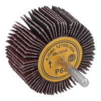 60mm 60 Grit Abrasive Flap Wheel Discs Sanding Rust Removal 6mm Shank