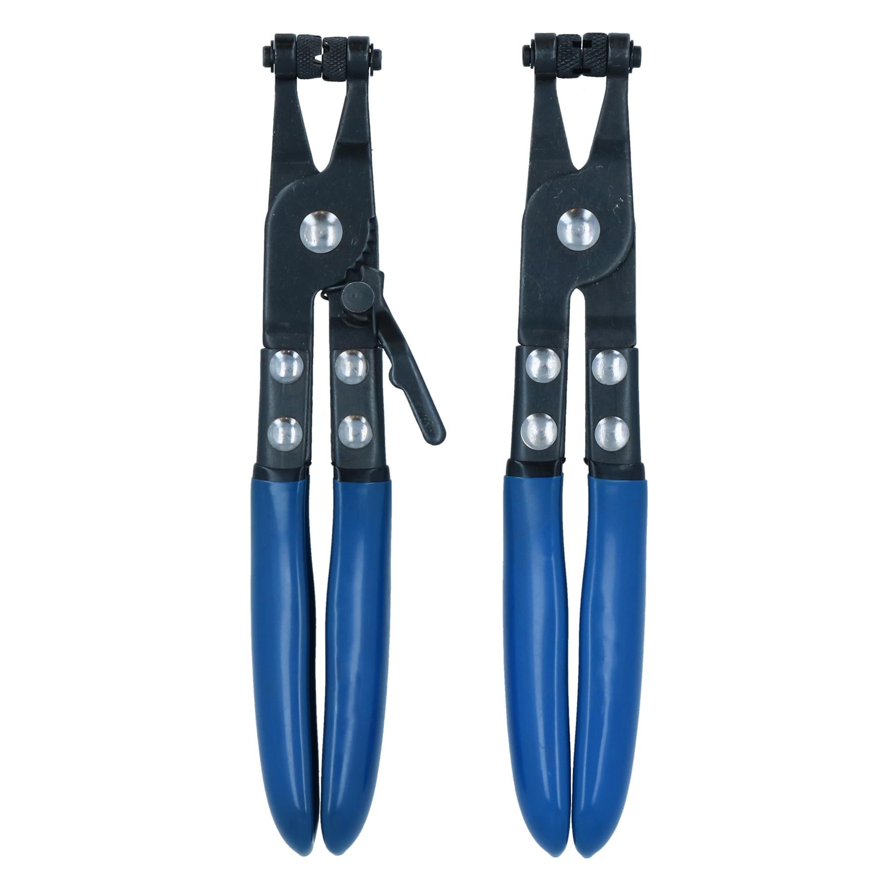 Jeu de pinces pour colliers de serrage, 2 pièces, démontage et installation de colliers de serrage à tension constante