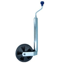 Caravan Jockey Wheel 48mm with Wide Wheel 210mm Diameter Trailer