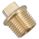 2 PACK Universal Brass Boat Drain Plug Speedboat Rib Garboard Bung Transom