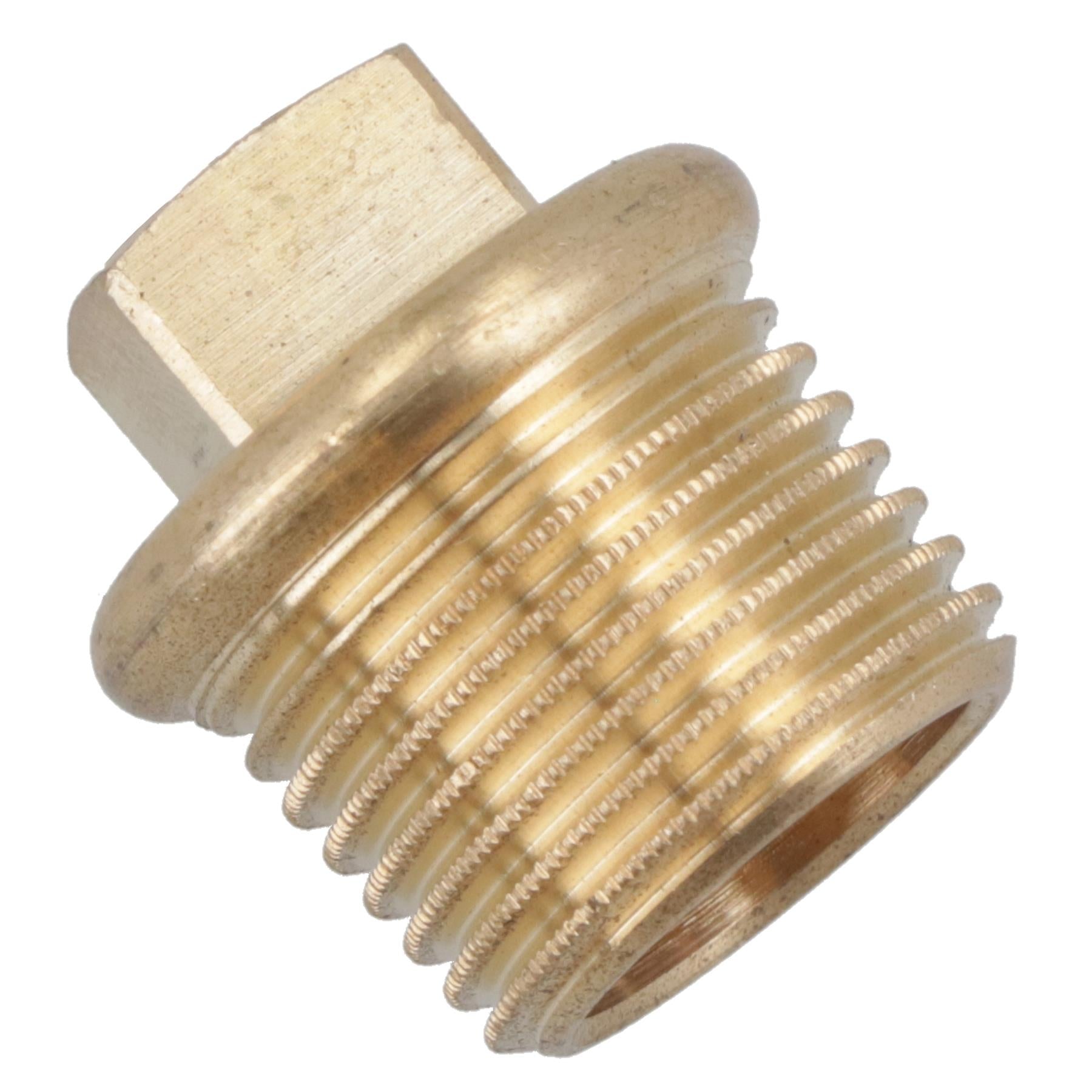 2 PACK Universal Brass Boat Drain Plug Speedboat Rib Garboard Bung Transom