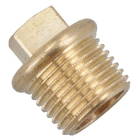 2 PACK Universal Brass Boat Drain Plug Speedboat Rib Garboard Bung Transom