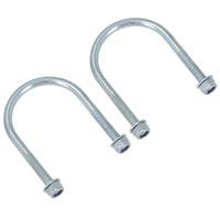 M8 Round Bend U Bolt 60mm x 90mm Width x Length Pipe Clamp Fixing