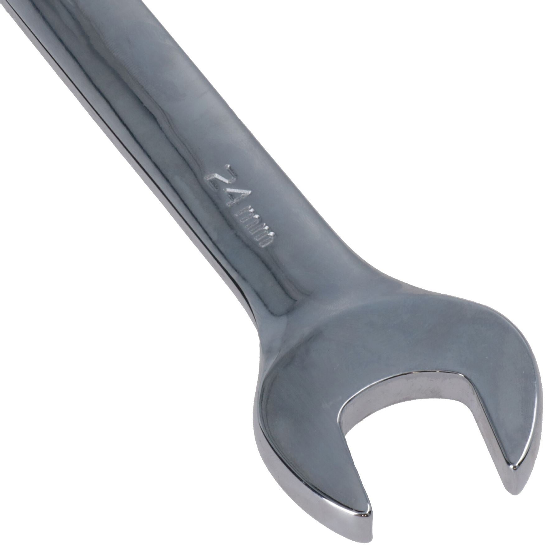 24mm Metric Flexible Combination Ratchet Spanner wrench 12 Sided 72 Teeth