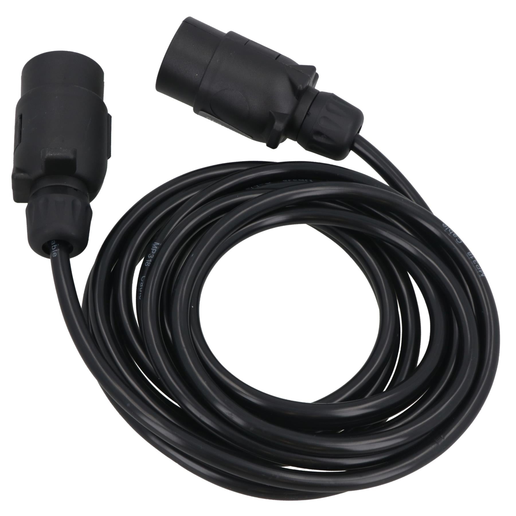 Anhängerlicht-Elektrik, 3,5 m, Verlängerungskabel, Stecker auf Stecker, 7-poliger Stecker