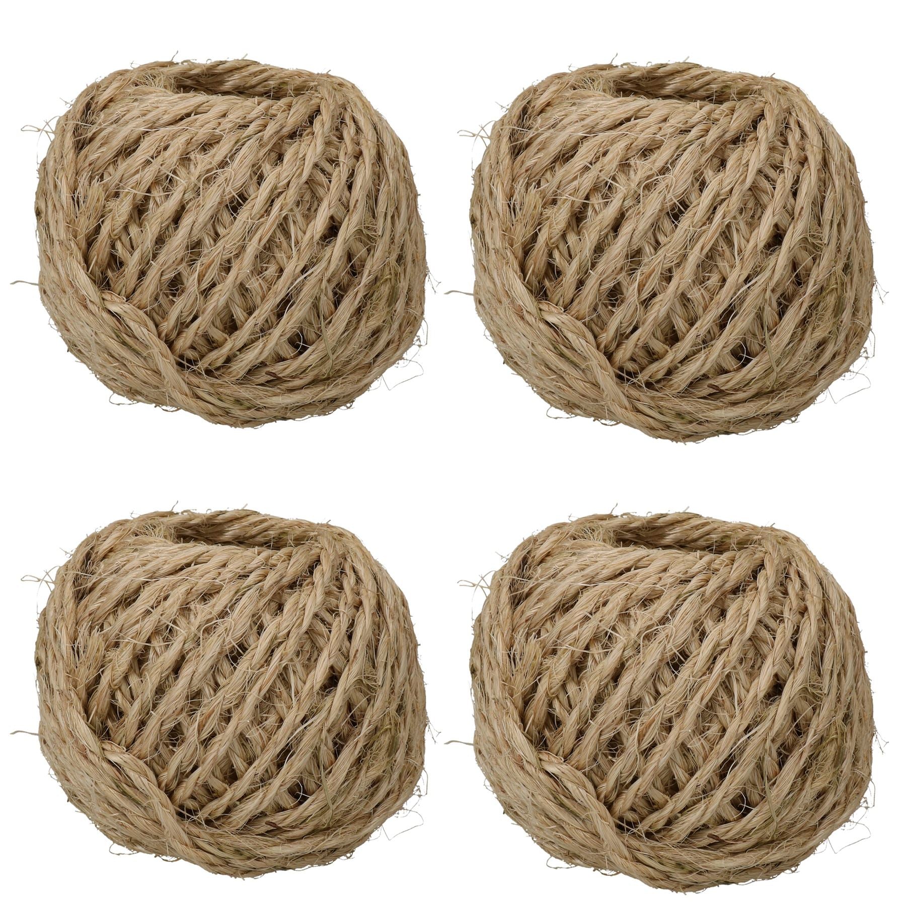 400 Metres 2.5mm Sisal Twine String Jute Ball For Hobby Craft And Gardening Use