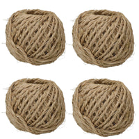 400 Metres 2.5mm Sisal Twine String Jute Ball For Hobby Craft And Gardening Use