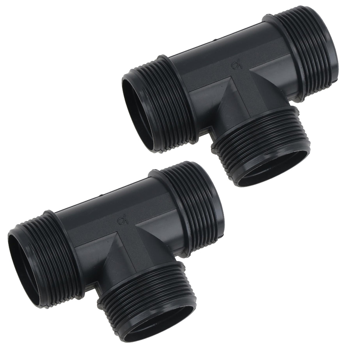 Polypropylene PP 1-1/2in BSP Male Threaded 90° Tee Piece Equal Tees