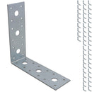 Timber Joist Angle Bracket Fastening Plate Galvanised Steel 150 x 150 x 50mm