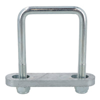 M12 U-Bolt 72mm x 110mm With Plate High Tensile for Boat Trailers