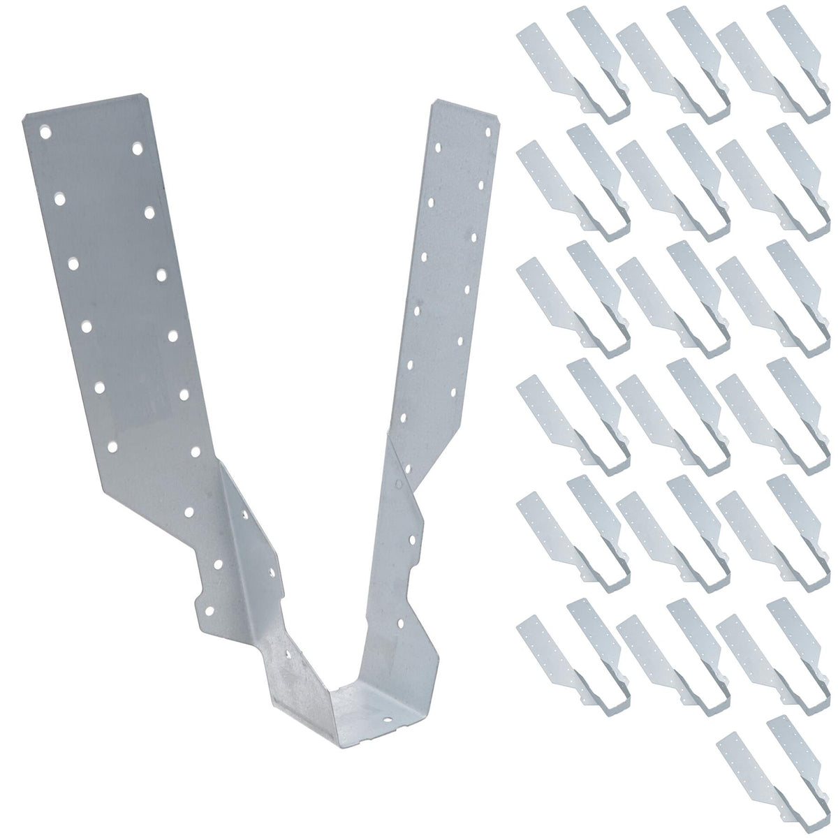 Light Duty Timber Wood Joist Hanger 47mm Decking Galvanised Beam Holder
