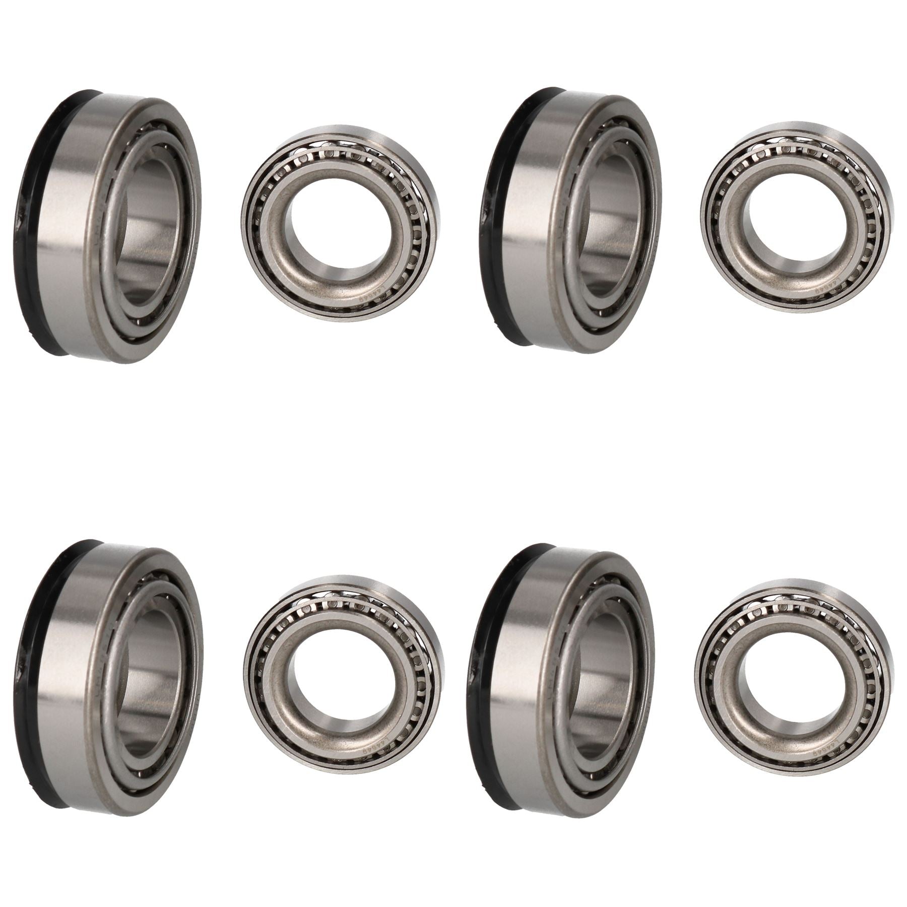 Trailer Taper Roller Bearing Kit Set for Indespension Drum 6636 Ref ISHU004