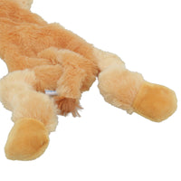 Plüsch-Hundespielzeug „Wild Crinkler Lion“ in superweichem, ungefülltem Zustand mit Quietschfunktion, 60 x 14 x 9 cm