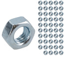 M5 5mm Hex Full Nut Fastener Hexagonal Metric Nuts Grade 8 Zinc Plated