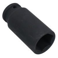 26mm 1/2in Drive Deep Metric Impact Impacted Socket 6 Sided Single Hex