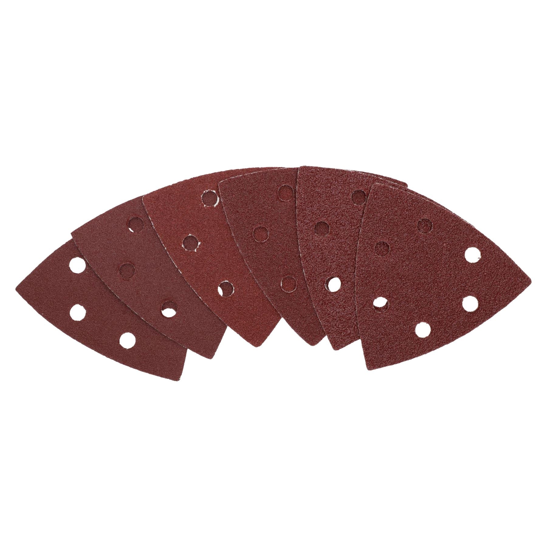 Hook And Loop Delta Sanding Pads Discs 93mm Triangular Mixed Grit 240 Pack