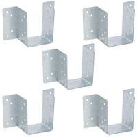 Mini Timber Wood Joist Hanger 50mm Decking Loft Galvanised Beam Holder