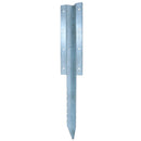 Garden Double Sleeper Straight Support Spike Stake Galvanised Steel 670mm