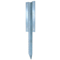 Garden Double Sleeper Straight Support Spike Stake Galvanised Steel 670mm