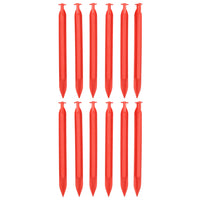 12pc Heavy Duty Plastic Tent Awnings Marquees Pegs For Camping 220mm Long