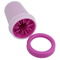 Medium Fuchsia MudBuster Portable Dog Paw Cleaner Muddy Dog Paw Cleaner