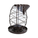 Lantern Bird Feeder Seed Holder Hanging Feeding Station Wild Birds 17x25cm