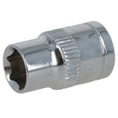 10mm 3/8" Drive Shallow Metric Socket Single Hex / 6 sided Bergen