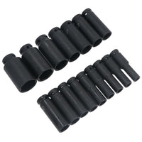 16pc 1/2" Dr 6 Point European Deep Impact Socket Set 10 - 32mm US PRO AT468
