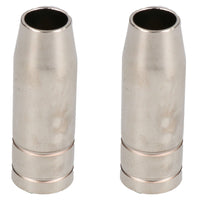 2 shroud & 10 x 1.0mm Contact Tips MIG Welding Binzel Style Euro Torch MB15