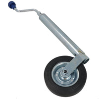 48 mm Stützrad für Anhänger und Wohnwagen mit 200 mm zentriertem Stahlrad