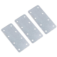 Small Internal Sleeper Straight Support Plate 85mm x 170mm Galvanised