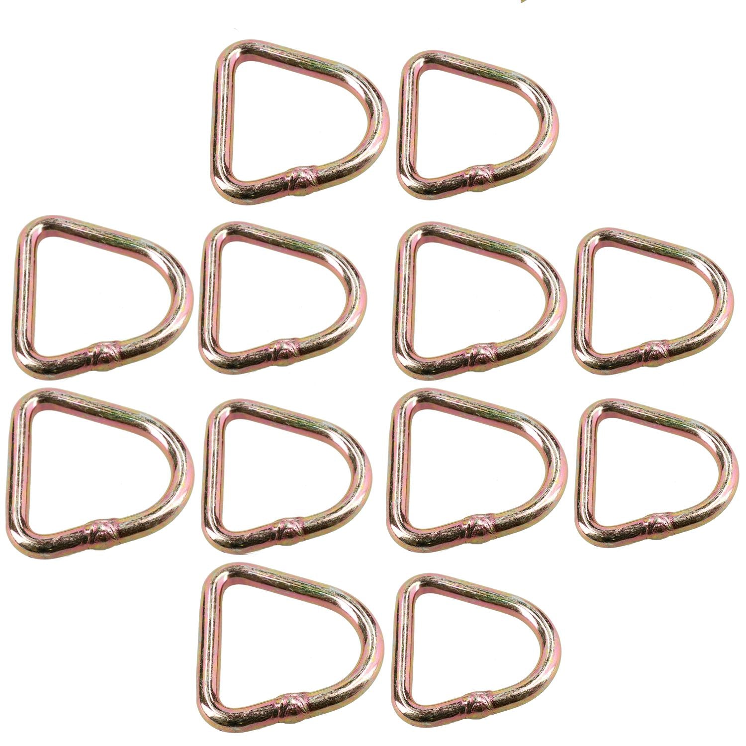 12 Pack Rounded Tie Down Lashing Eye Strap Anchor Ring Point Heavy Duty