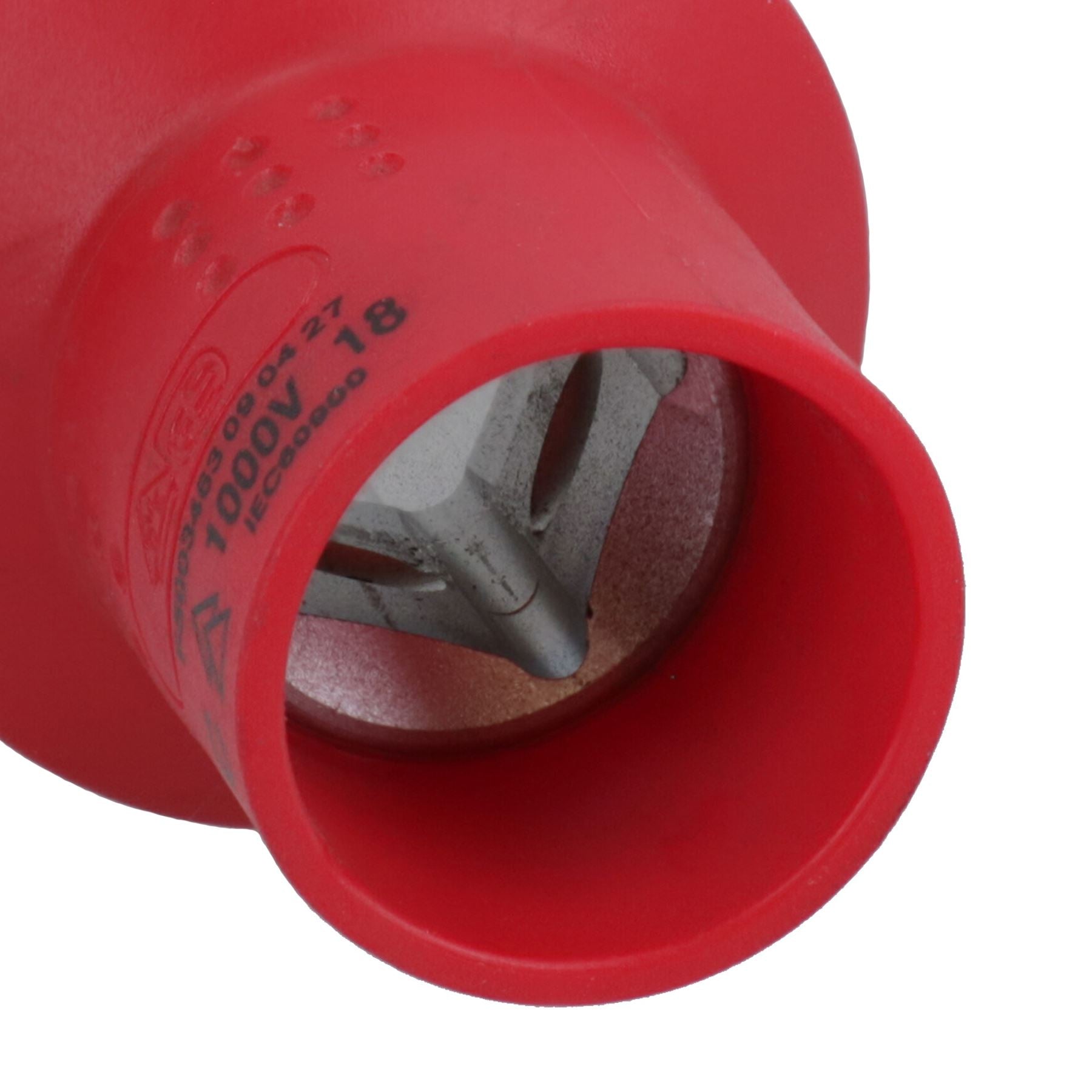 1/2in drive VDE Insulated Shallow Metric Socket 6 Sided Single Hex 1000 V